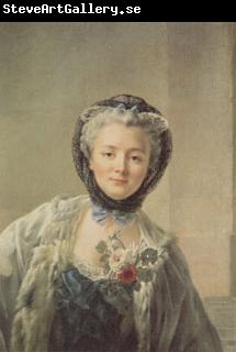 Francois-Hubert Drouais Madame Drouais Wife of the Artist (mk05)